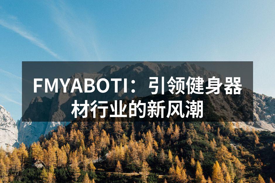 FMYABOTI新产品发布会现场