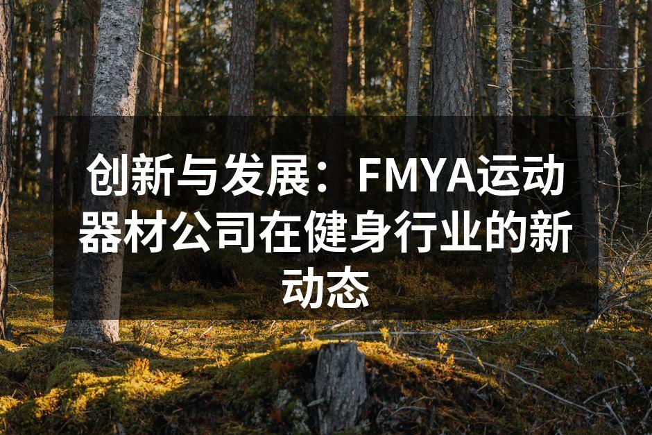FMYA最新发布的智能健身器材